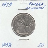 V0934 1979 Канада 25 центов V0934 1979 Канада 25 центов