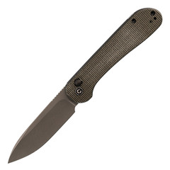 Фото Складной нож CIVIVI Button Lock Elementum, сталь 14C28N, рукоять Green Micarta