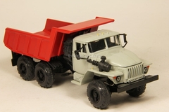 Ural-55571 tipper gray-red Elecon 1:43
