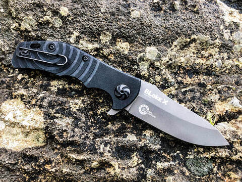 Складной нож Bloke X, сталь N690 StoneWash, Kizlyar Supreme, 4650065050685