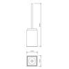 Decor Walther Brownie 0940550 Туалетный ершик