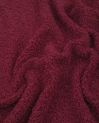 Мех ягнёнок, 359 г/м2, ш. 170 см, бордовый