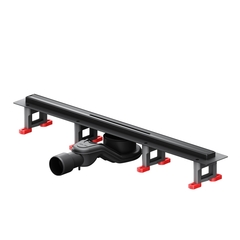 Am.Pm W01SC-S11-060-05BM MasterFlow Трап для душа линейный универс затвор Slim line 60см цвет черн мат фото