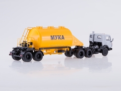 KAMAZ-54112 with semitrailer flour carrier ASP-25 1:43 Start Scale Models (SSM)