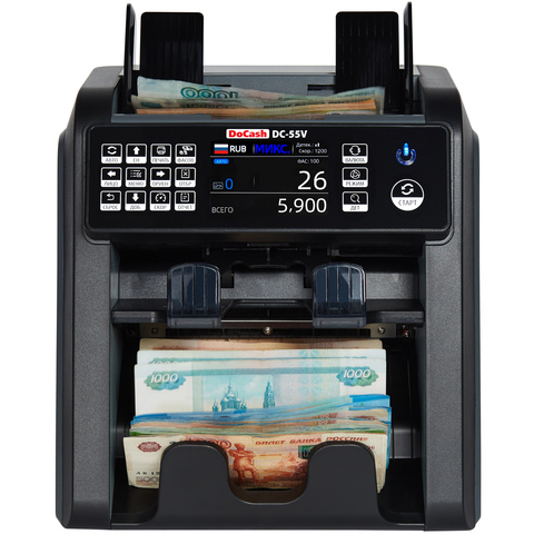 Счетчик-сортировщик банкнот DoCash DC-55V