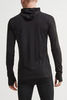 Craft Core Fuseknit рубашка беговая с капюшоном мужская black - 3