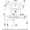 Duravit White Tulip 23637500001 Раковина накладная 750х490 мм,с переливом, с 1 отв. под смеситель, с WonderGliss, цвет: белый