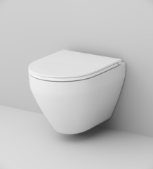Унитаз подвесной FlashClean с сиденьем микролифт AM.PM Spirit V2.0 - C701700SC