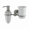 WasserKRAFT Ammer K-7089 Держатель стакана и дозатора, цвет: хром