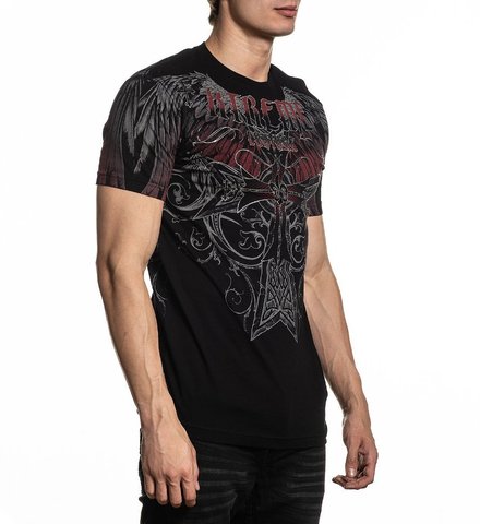 Xtreme Couture | Футболка мужская STEEL VAULT X1914 от Affliction правый бок