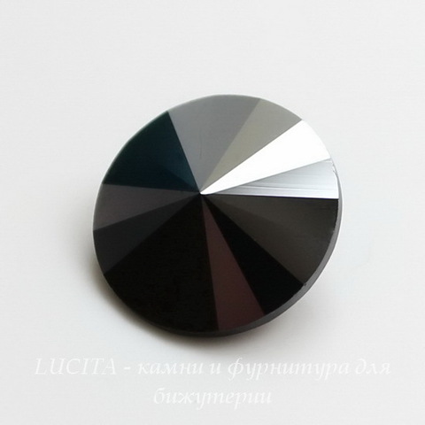 1122 Rivoli Ювелирные стразы Сваровски Jet Hematite (14 мм)
