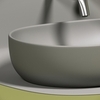 Ceramica Nova Element CN6047MH Умывальник чаша накладная овальная, 60x41.5, цвет: серый