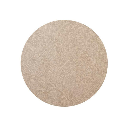 Подстановочная салфетка круглая 24 см LindDNA HIPPO sand 981315