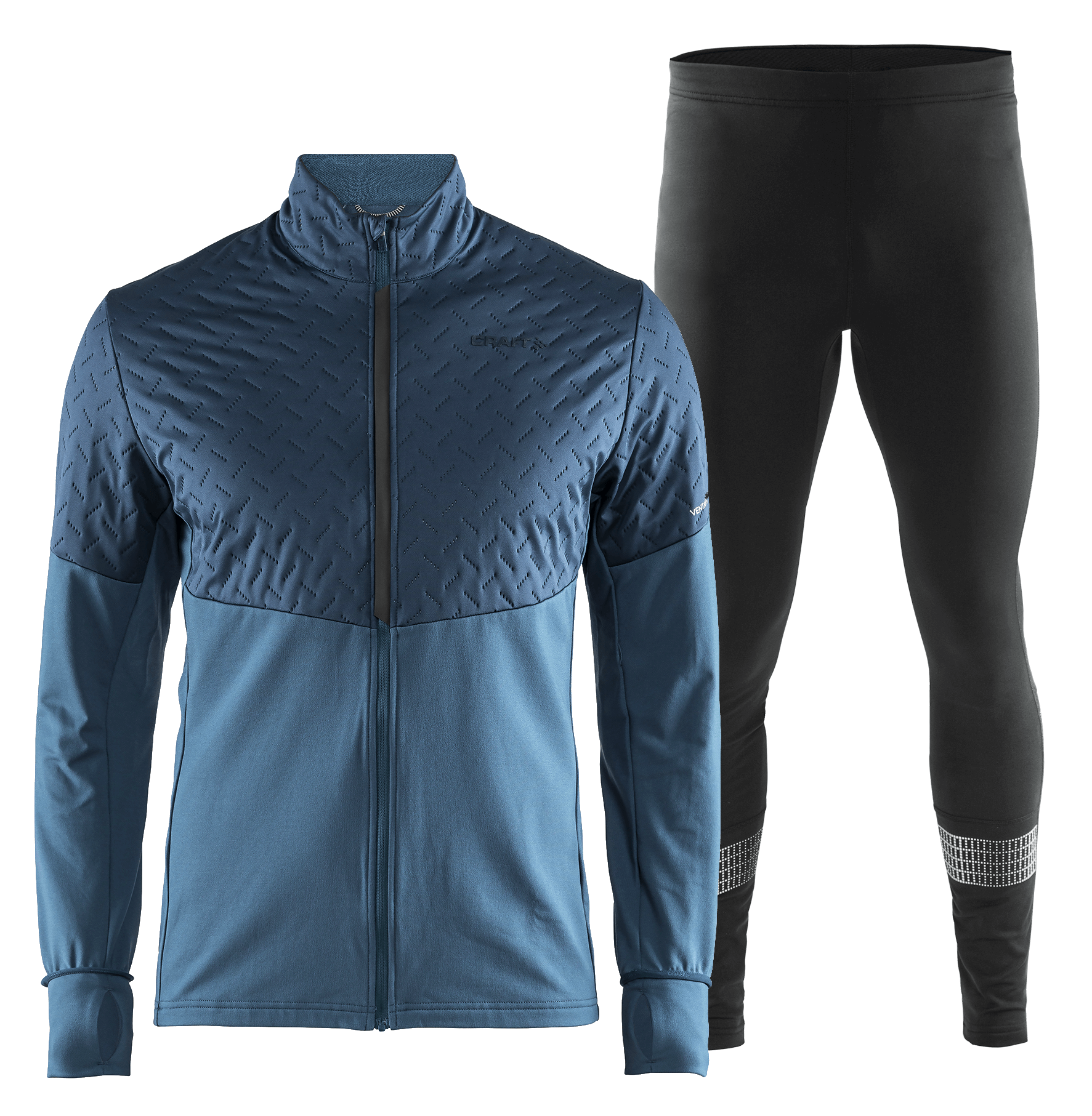 Craft Urban Thermal Run Brilliant костюм для бега утепленный мужской