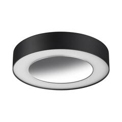 359277 OVER NT23 280 черный Светильник накладной светодиодный IP20 LED 18W 85-265V 1350Лм 3000К MIRROR