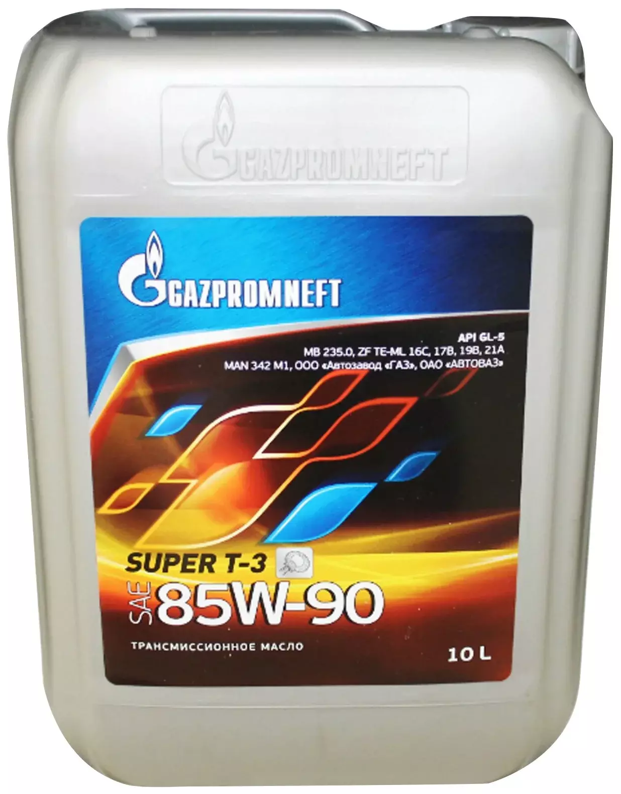 Масло трансмиссионное Gazpromneft Super Т-3 85W90 минеральное 10л