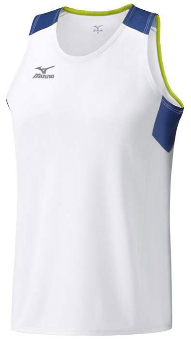 Mizuno Trad Singlet мужская беговая майка белая