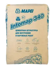 Штукатурка цементная Mapei Intomap 340 25 кг.