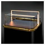 Витрина холодильная встраиваемая Finist Glassier Luxury Gold Slide GLGs-9/70/3