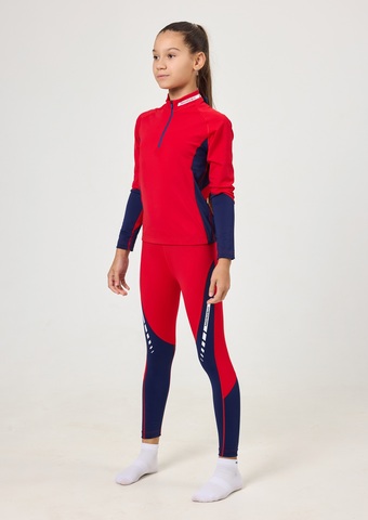 Детский гоночный комбинезон Nordski Jr Base red-dark blue