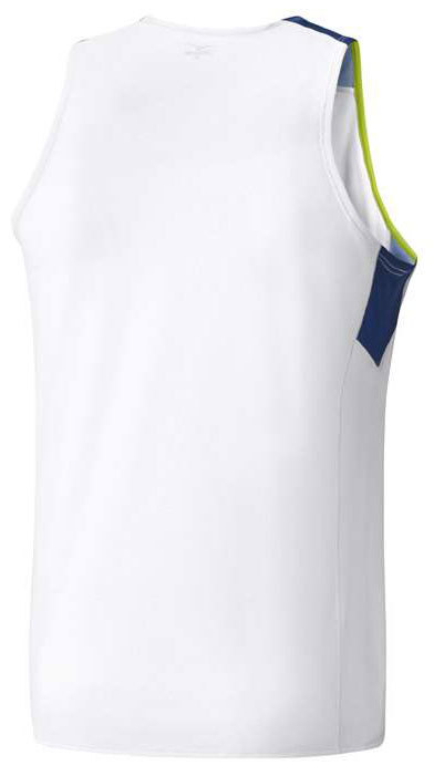 Mizuno Trad Singlet мужская беговая майка белая - 2