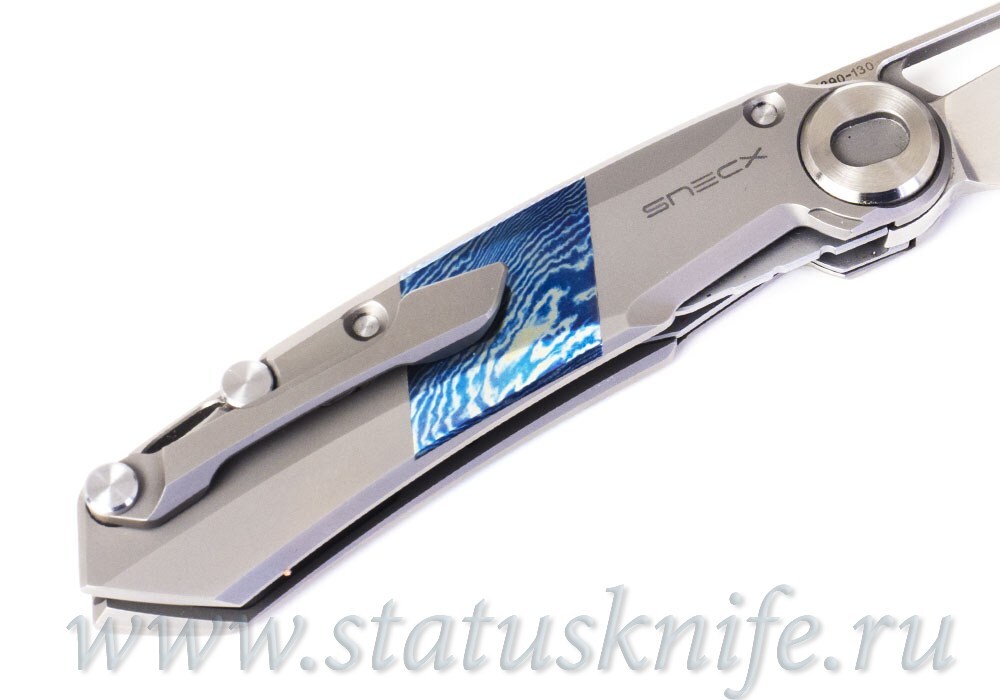 Нож CKF/Snecx knife collab (Timascus Azure)