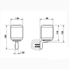 Gessi Goccia 38008#099 Стакан подвесной, цвет: черный