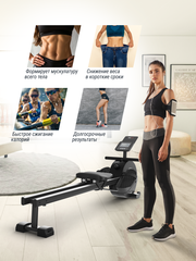 Гребной тренажер UNIX Fit Water Rower 340
