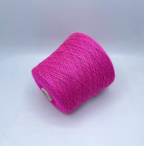 Filcom (пр.Италия), art- Marica tweed 2/11 550м/100гр.60%Шелк 40%Суперкид мохер, цвет-Ярко-розовый,твид арт.28607