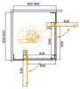 Cezares SLIDER-A-2-70/80-C-CR Душевой уголок, цвет: хром