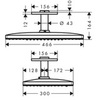Hansgrohe Rainmaker Select 24004600 Душ верхний 46,6х30 см 2 режима