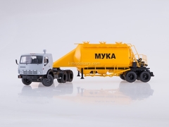 KAMAZ-54112 with semitrailer flour carrier ASP-25 1:43 Start Scale Models (SSM)
