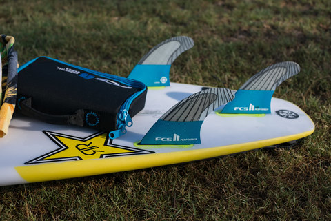 FCS II Performer PC Carbon Teal Tri Retail Fins