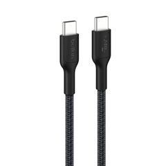 Кабель Belkin Boost Charge Pro 240W USB-C to USB-C Braided PCR Cable, 1м, черный