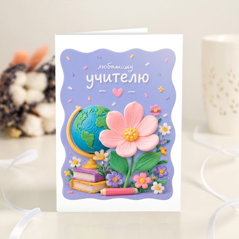 Открытка 4 шоколадки 