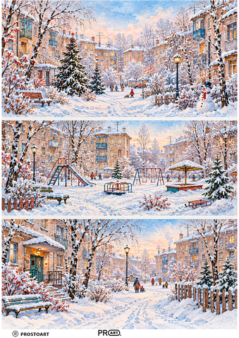 114 Пленочный трансфер декупажная карта, PROstoART