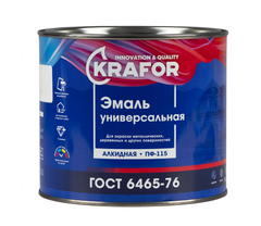 ЭМАЛЬ ПФ-115 СЕРАЯ 1.8кг "KRAFOR"