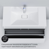 Am.Pm M50AFHX1003WM Inspire V2.0. База под раковину. подвесная. 100 см. 3 ящика. push-to-open. белый матов