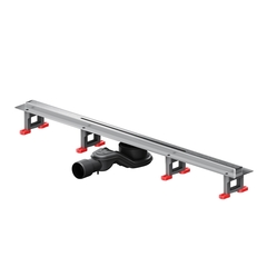 Am.Pm W01SC-S11-080-05SB MasterFlow Трап для душа линейный универс затвор Slim line 80см цвет сталь мат фото
