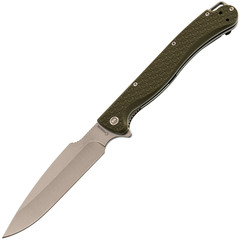 Фото Складной нож Daggerr Harpoon Olive DL, сталь 8cr14mov, рукоять FRN
