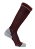 Компрессионные носки гольфы Salomon Coolpression бордовые - 1