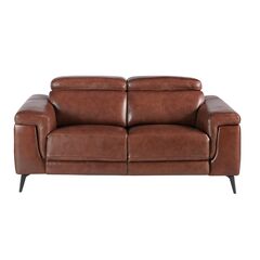 Диван 2-х местный 5319-2P-M1595 /6116 с реклайнером коричневый