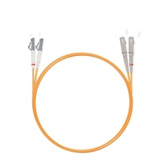 Патч Корд Оптоволоконный SC/UPC-LC/UPC MM OM1 62.5/125 Duplex 3.0мм 1 м