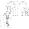 Hansgrohe Talis M52 14875000 Смеситель для кухни