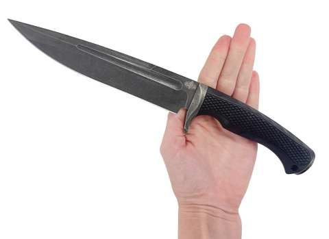 Нож туристический Конунг, сталь 8Cr13MoV black,  Витязь B5416-2