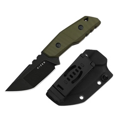 Фото Туристический нож Kizer Quartz, сталь AEB-L, рукоять G10, зеленый