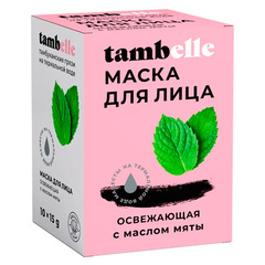 Маска для лица «Освежающая» с мятой ТМ Tambelle