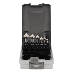 Набор зенковок 90° 6,3-20,5мм 3z HSSE-Co5 6шт H-Tools 745806EHT