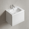 Sancos SNR1.060W Тумба подвесная SANCOS Snob R 1.0 590х445х406, c одним ящиком оснащенным доводчиками, Bianco , арт. SNR1.060W