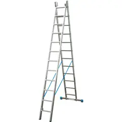 Трехсекционная универсальная лестница с допфункцией STABILO 3х10 Krause 133762